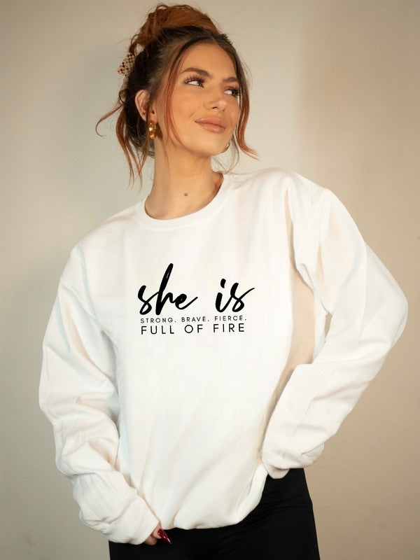 She Is  Sweatshirt