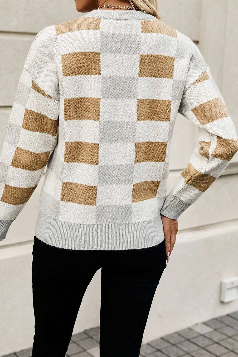 Color Block Fall Sweater