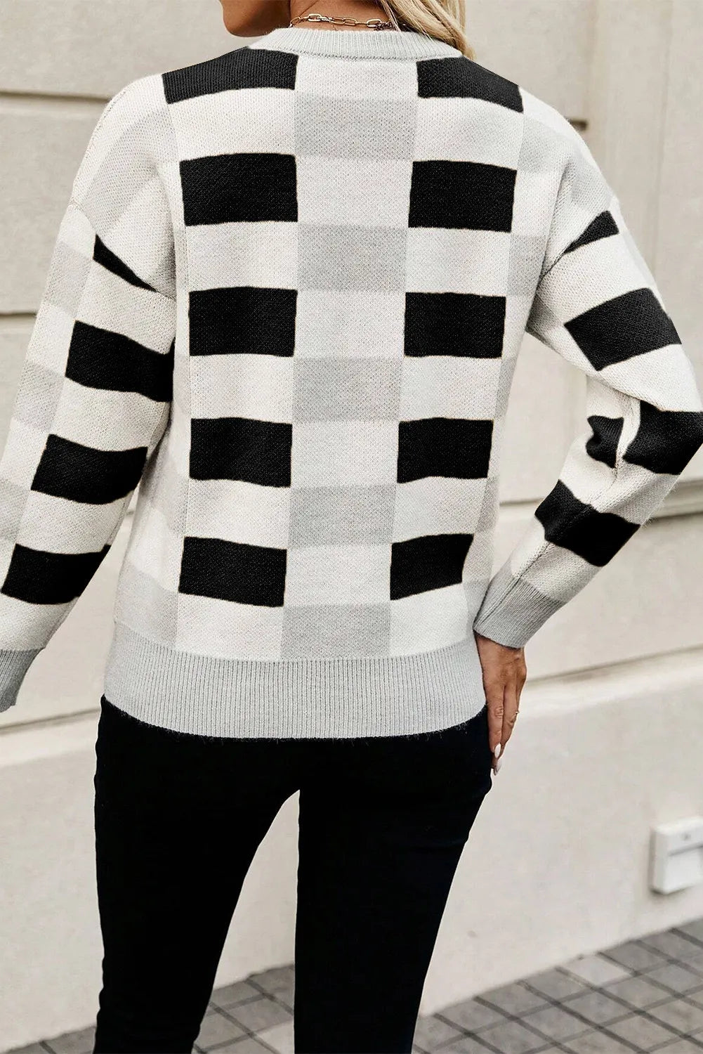 Color Block Fall Sweater