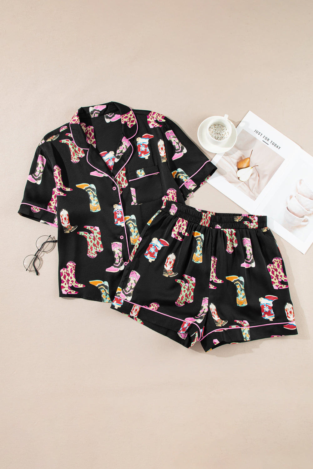 Western Cowgirl Pajama Set