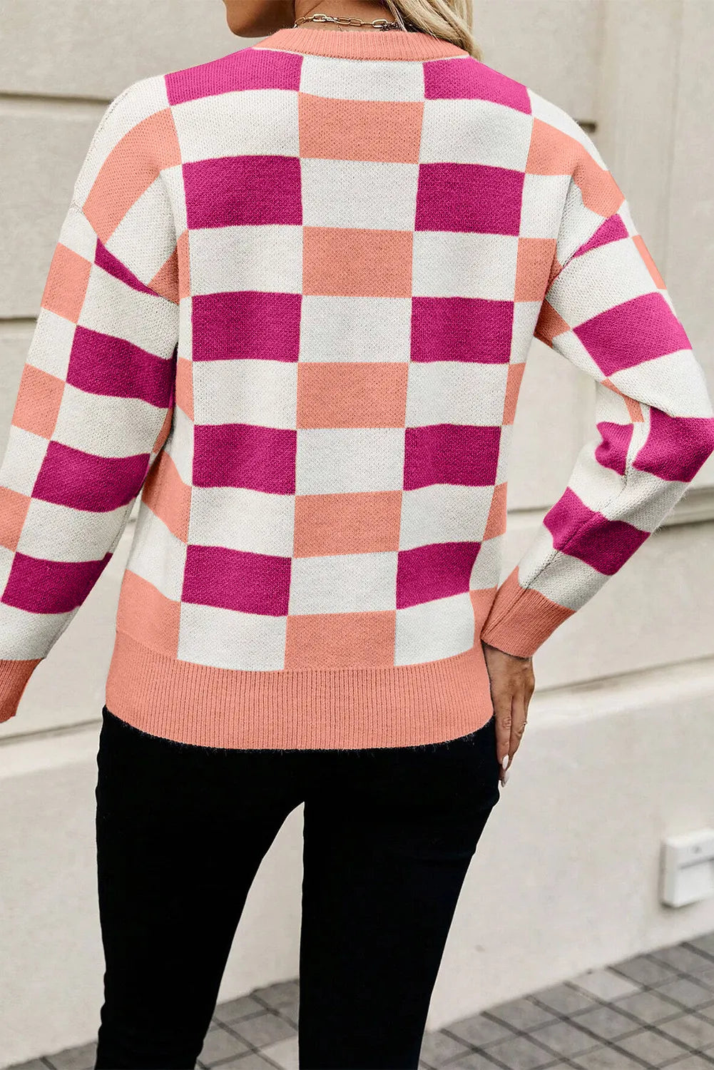 Color Block Fall Sweater